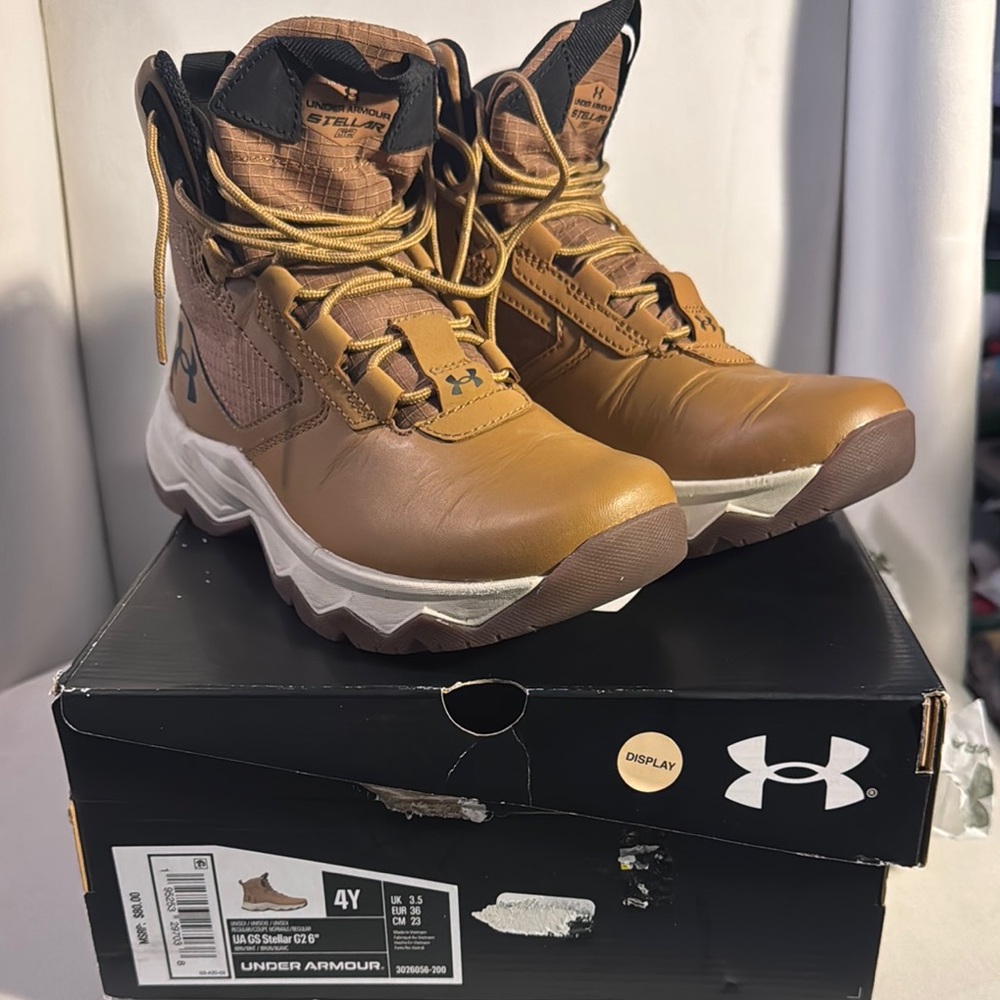 Under Armour Brown High-Top Sneakers